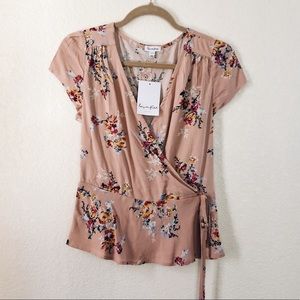 Floral Peplum Top
